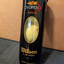 US Open Official Wilson High Altitude Tennis Balls, Unopened. 3 In Each Set/Can, 15 Sets Available 