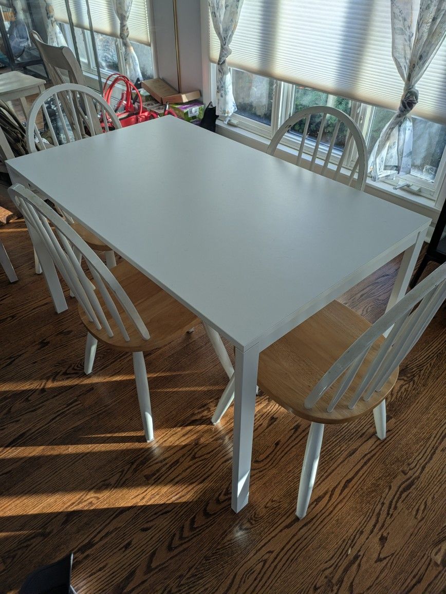 Table and 4 Chairs