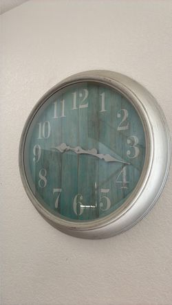 Teal clock