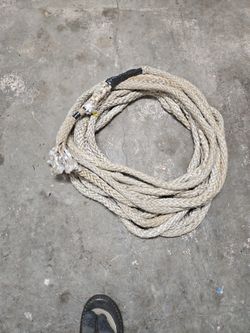 Spectra 3/" 12 Strand Single Braid Rope 65ft Total