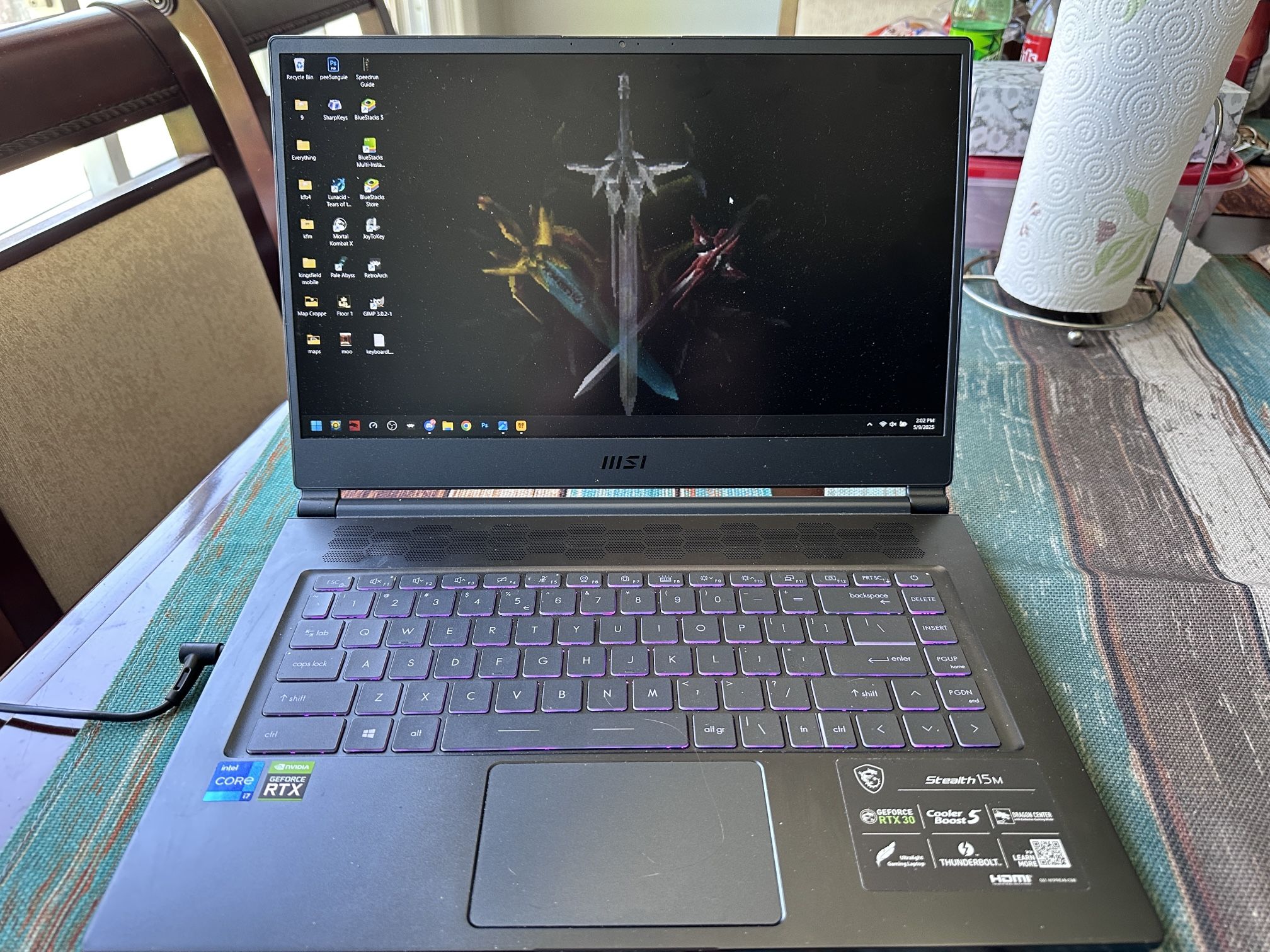 MSI Stealth 15m 144hz Gaming Laptop RTX3060