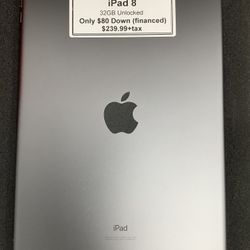 Unlocked iPad 8th generation (32GB)