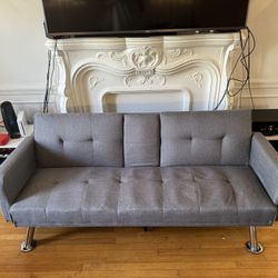 Grey Futon Couch