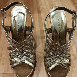 Chinese Laundry Gold Stilleto 