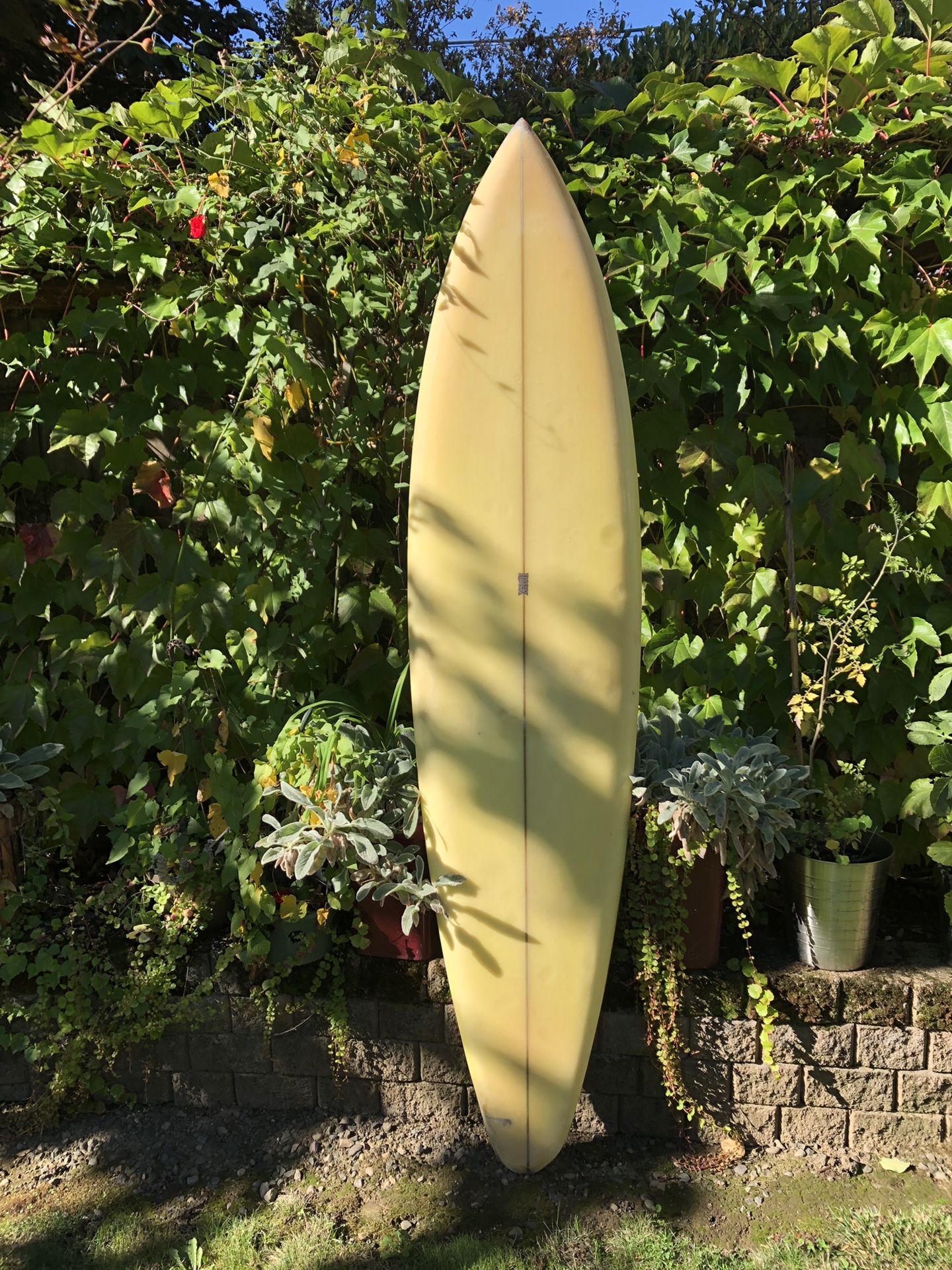 RICK retro single fin surfboard Becker surf 7’2