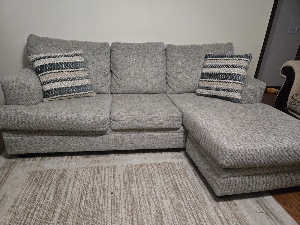 L Shape Grey Sectional