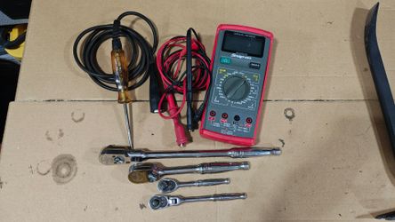 Snap On Tools Lot Ratchet Meter Test Light