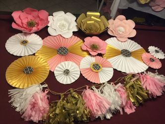 Paper decor for party