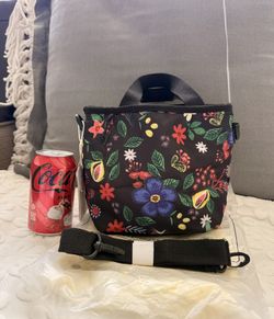 Brand New Lightweight Waterproof Fabric Tote Crossbody Bag Floral