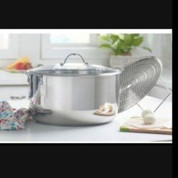 OLLA TAMALERA DE 15 QT CLÁSICA DE ACERO INOXIDABLE PRINCESS HOUSE 🌹⚘️