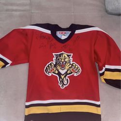 Florida Panthers Autographed Boys Jersey