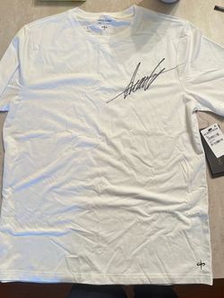 Santo Studio White Signature Graphic T-Shirt signed by UFC fighter Arman Tsuarkyan