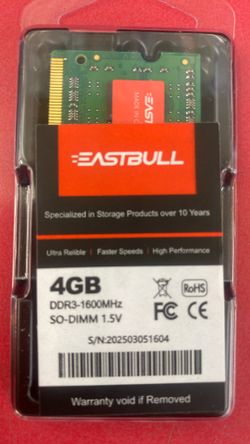 Lap Top Ram 4 G DDR3-1600GHZ. SO-DIMM 1.5v