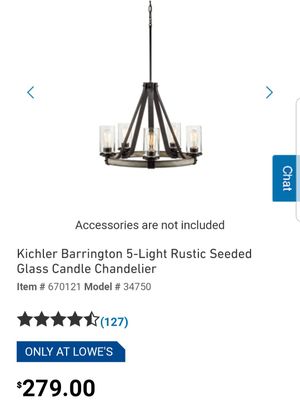 Kichler Barrington Chandelier For Sale In Charlotte Nc Offerup