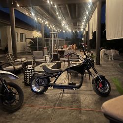 Electric Harley Chopper Style Scooter 37 Mph 4-8 Hours Run Time 