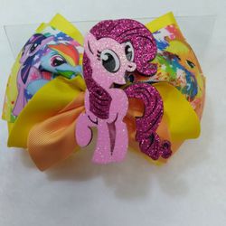 My Little pony Hair Bow With Shaker 