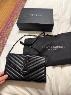 YSL Black  Chain Bag