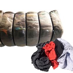 Cotton Cleaning Rags Bale, 35 Lbs  