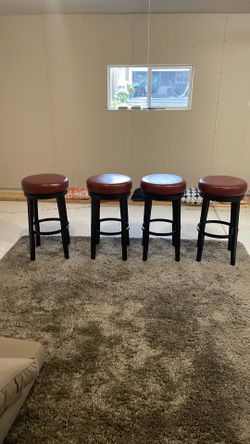 Set of 4 Pier 1 Imports Bar Stools