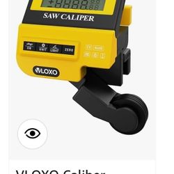 VLOXO Caliber Measuring Tool for Miter Saws Digital Caliper Measurement Eliminates Need to Mark Materials Adjustable English and Metric Measurements T
