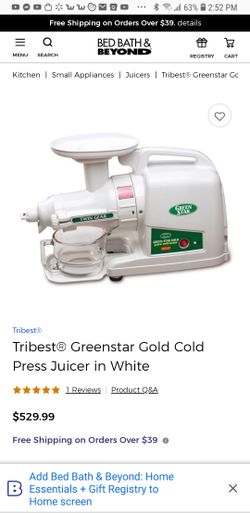 Twin gear Juice extractor