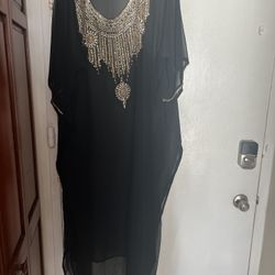 Black Dress Shirt Wrap Crystal Sequin Elegant Shawl Coat 