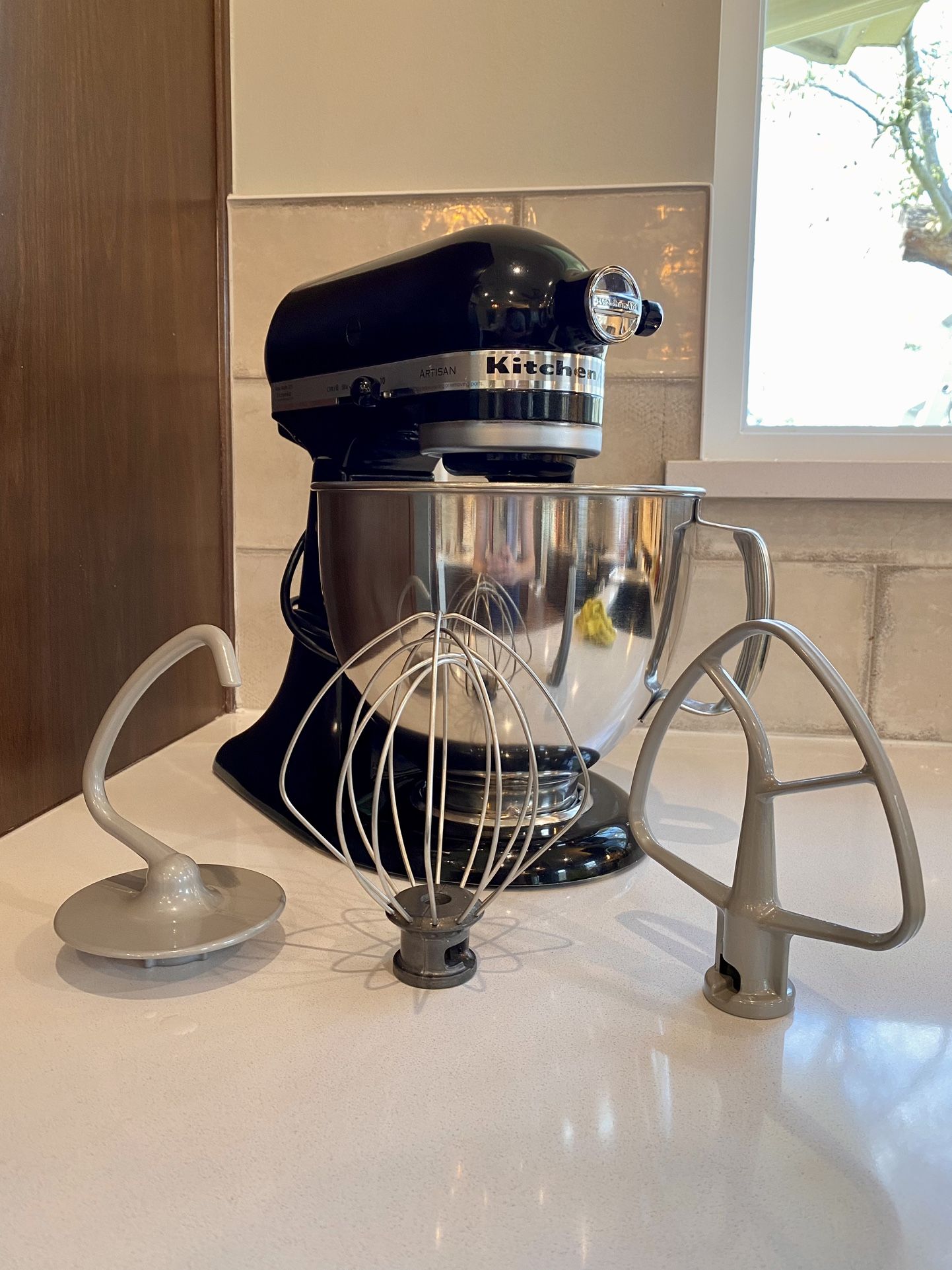 KitchenAid 5 Qt. Artisan Series Stand Mixer, Caviar (RRK150CV)