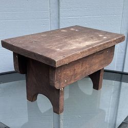 Small Primitive Wooden Stool