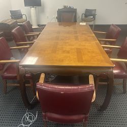 Conference Table With 6 Chairs