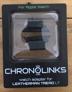 ChronoLinks Leatherman Tread LT Watch Adapter - Black DLC (Apple 38mm)