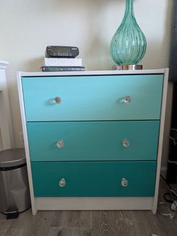 Custom painted kids nightstand- Rancho Bernardo