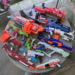 Huge Collection Of Nerf Guns