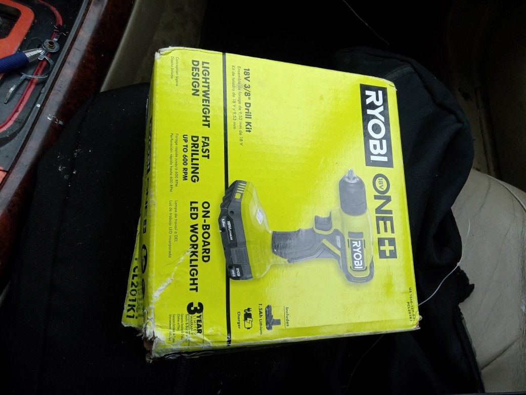 Ryobi 18v Drill Kit
