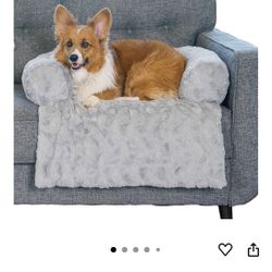 Dog Bolster Blanket, Gray, Medium