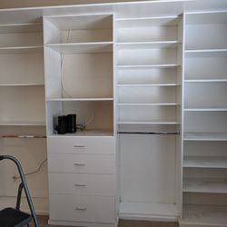Closet Organizer - Large White Melamine