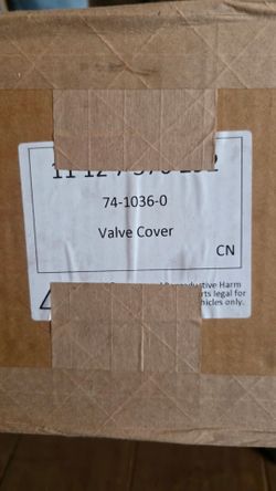 Valve Cover Part 74-1036-0