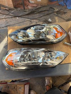 06-13 Chevy Impala Halogen Left+Right Side Clear Headlights Headlamps