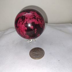 Plum Jade Sphere
