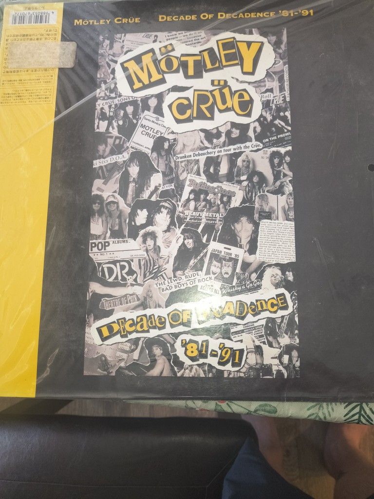 Motley Crue Japan Laserdisc Sale Or Trade