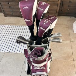 Wilson Golf Clubs & Bag