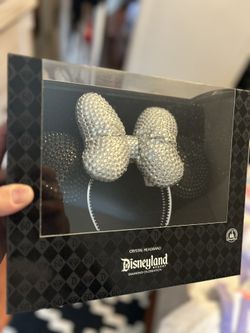 Disneyland Zaworski Crystal Minnie Mouse Ears Inbox
