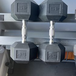 45 Pound - Weights/Dumbells