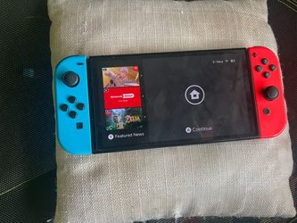 Nintendo Switch with Neon Joy-Cons