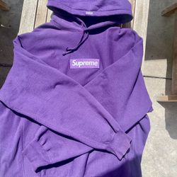 Supreme Box Logo Hoodie 23’ Purple 