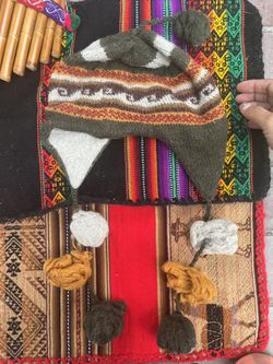 Alpaca Beanie (hat) From Peru - Peruvian 