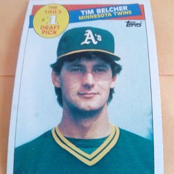 Tim Belcher Rookie Card