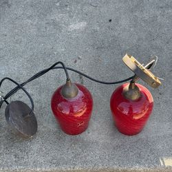 PENDING CEILING LIGHTS. 