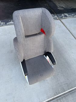 Clek Booster Seat - Grey And White