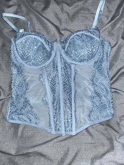 blue corset from garage