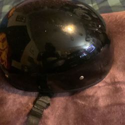 Scull Cap Motorcycle Helmet 